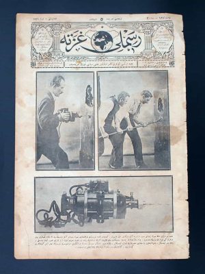 1926 yılına ait matkap ile çalışma